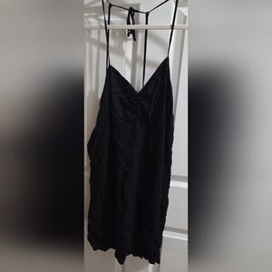 Wild Fable Black String Strap Dress
